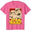 image:imageStar Wars Stormtrooper March Vintage Trading Card TShirt TShirtPink Heather