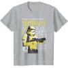 image:imageStar Wars Stormtrooper Music Poster TShirt TShirtHeather Grey