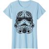 image:imageStar Wars Stormtrooper Ornate Henna Print Helmet TShirtBaby Blue
