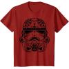 image:imageStar Wars Stormtrooper Ornate Henna Print Helmet TShirtCranberry Red