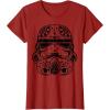 image:imageStar Wars Stormtrooper Ornate Henna Print Helmet TShirtCranberry Red