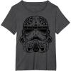 image:imageStar Wars Stormtrooper Ornate Henna Print Helmet TShirtDark Heather Grey