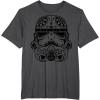 image:imageStar Wars Stormtrooper Ornate Henna Print Helmet TShirtDark Heather Grey