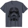 image:imageStar Wars Stormtrooper Ornate Henna Print Helmet TShirtHeather Blue