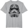 image:imageStar Wars Stormtrooper Ornate Henna Print Helmet TShirtHeather Grey