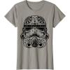 image:imageStar Wars Stormtrooper Ornate Henna Print Helmet TShirtSlate Grey
