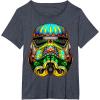 image:imageStar Wars Stormtrooper Ornate Sugar Skull Graphic TShirt C1 TShirtHeather Blue