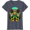 image:imageStar Wars Stormtrooper Ornate Sugar Skull Graphic TShirt C1 TShirtHeather Blue