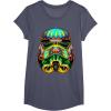 image:imageStar Wars Stormtrooper Ornate Sugar Skull Graphic TShirt C1 TShirtHeather Blue