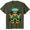 image:imageStar Wars Stormtrooper Ornate Sugar Skull Graphic TShirt C1 TShirtOlive Green