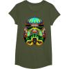 image:imageStar Wars Stormtrooper Ornate Sugar Skull Graphic TShirt C1 TShirtOlive Green