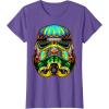 image:imageStar Wars Stormtrooper Ornate Sugar Skull Graphic TShirt C1 TShirtPurple Heather