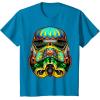 image:imageStar Wars Stormtrooper Ornate Sugar Skull Graphic TShirt C1 TShirtSapphire Blue