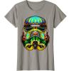 image:imageStar Wars Stormtrooper Ornate Sugar Skull Graphic TShirt C1 TShirtSlate Grey