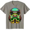 image:imageStar Wars Stormtrooper Ornate Sugar Skull Graphic TShirt C1 TShirtSlate Grey