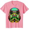 image:imageStar Wars Stormtrooper Ornate Sugar Skull Graphic TShirt TShirtPink