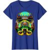 image:imageStar Wars Stormtrooper Ornate Sugar Skull Graphic TShirt TShirtRoyal Blue