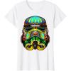 image:imageStar Wars Stormtrooper Ornate Sugar Skull Graphic TShirt TShirtWhite