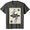 image:imageStar Wars Stormtrooper Playing Card Graphic TShirt TShirtAsphalt Grey