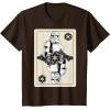 image:imageStar Wars Stormtrooper Playing Card Graphic TShirt TShirtBrown