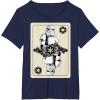 image:imageStar Wars Stormtrooper Playing Card Graphic TShirt TShirtNavy Blue
