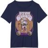 image:imageStar Wars Stormtrooper Retro Seventies Poster TShirtNavy Blue