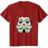 image:imageStar Wars Stormtrooper Roses Sugar Skull TShirtCranberry Red
