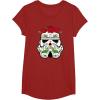 image:imageStar Wars Stormtrooper Roses Sugar Skull TShirtCranberry Red