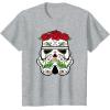 image:imageStar Wars Stormtrooper Roses Sugar Skull TShirtHeather Grey