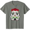 image:imageStar Wars Stormtrooper Roses Sugar Skull TShirtOlive Heather