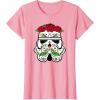 image:imageStar Wars Stormtrooper Roses Sugar Skull TShirtPink