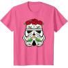 image:imageStar Wars Stormtrooper Roses Sugar Skull TShirtPink Heather