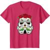 image:imageStar Wars Stormtrooper Roses Sugar Skull TShirtRed Heather