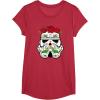 image:imageStar Wars Stormtrooper Roses Sugar Skull TShirtRed Heather
