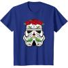 image:imageStar Wars Stormtrooper Roses Sugar Skull TShirtRoyal Blue
