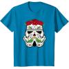 image:imageStar Wars Stormtrooper Roses Sugar Skull TShirtSapphire Blue