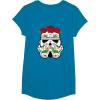 image:imageStar Wars Stormtrooper Roses Sugar Skull TShirtSapphire Blue