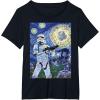 image:imageStar Wars Stormtrooper Starry Night Graphic TShirt C1 TShirtBlack