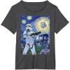 image:imageStar Wars Stormtrooper Starry Night Graphic TShirt C1 TShirtDark Heather Grey