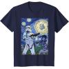 image:imageStar Wars Stormtrooper Starry Night Graphic TShirt C1 TShirtNavy Blue