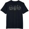 image:imageStar Wars Stormtrooper Vader Fett Helmet Trio TShirt TShirtBlack