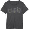 image:imageStar Wars Stormtrooper Vader Fett Helmet Trio TShirt TShirtDark Heather Grey