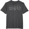 image:imageStar Wars Stormtrooper Vader Fett Helmet Trio TShirt TShirtDark Heather Grey