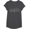 image:imageStar Wars Stormtrooper Vader Fett Helmet Trio TShirt TShirtDark Heather Grey