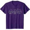 image:imageStar Wars Stormtrooper Vader Fett Helmet Trio TShirt TShirtPurple