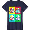 image:imageStar Wars Stormtroopers Helmet Pop Art Graphic TShirt TShirtNavy Blue