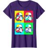 image:imageStar Wars Stormtroopers Helmet Pop Art Graphic TShirt TShirtPurple
