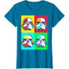 image:imageStar Wars Stormtroopers Helmet Pop Art Graphic TShirt TShirtSapphire Blue