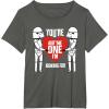 image:imageStar Wars Stormtroopers Not The One AntiValentines Day TShirtAsphalt Grey