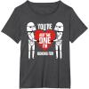 image:imageStar Wars Stormtroopers Not The One AntiValentines Day TShirtDark Heather Grey